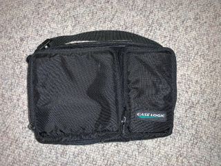 Vtg Case Logic Portable Cd Player Holder For Cd Walkman Cds Bag Case Fanny Pack