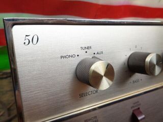 ESTATE VINTAGE THE FISHER TX - 50 AMP STEREO MASTER CONTROL AMP YOU TUBE 2