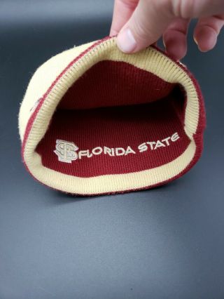 Florida State Seminoles Knit Beanie Hat Cap OneSize FSU Noles Embroidered 2