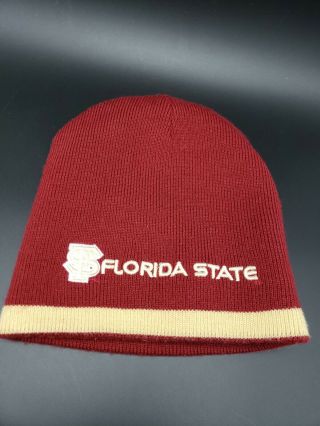 Florida State Seminoles Knit Beanie Hat Cap OneSize FSU Noles Embroidered 3