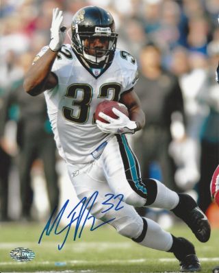 Maurice Jones - Drew Jacksonville Jaguars Signed 8x10 Photo Psa/dna J44492