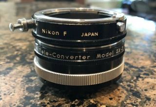 Vintage Nikon Vivitar Auto 2x Custom Tele - Converter Model 2x - 3