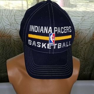 Indiana Pacers Strapback Cap Hat Youth Blue Gold Basketball Nba