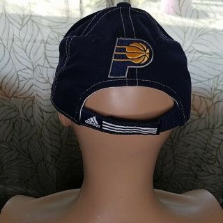 Indiana pacers strapback cap hat youth blue Gold Basketball NBA 3