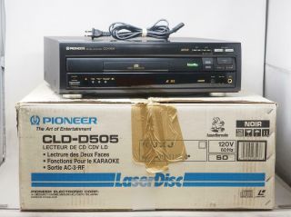 Pioneer Cld - D505 Laserdisc Cd Cdv Ld Player Great