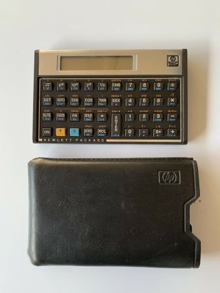 Hewlett Packard Hp 15c Programmable Scientific Calculator W/ Case