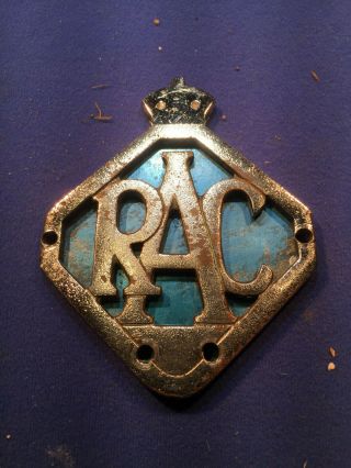 L@@k Vintage Rac (royal Automobile Club) Car Grille Badge / Mascot