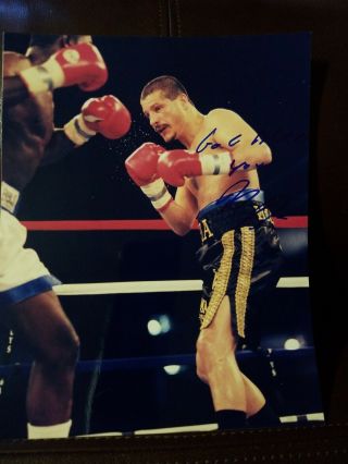 3 Division Champion Johnny Tapia Signed Autographed 8x10 Boxing Photo L@@k