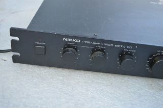 Nikko Beta 20 Pre - Amplifier Buy It Now 2