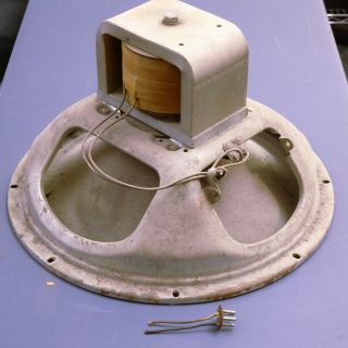 Magnavox 15 " Field Coil Speaker - Pull From Leslie 31h