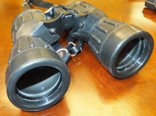Vintage Bushnell Waterproof Marine 7 X 50 Binoculars Black Rubberized