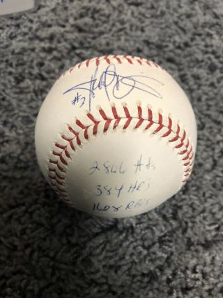 Harold Baines Signed And Inscribed Baseball Hall Of Fame Chicago White Sox