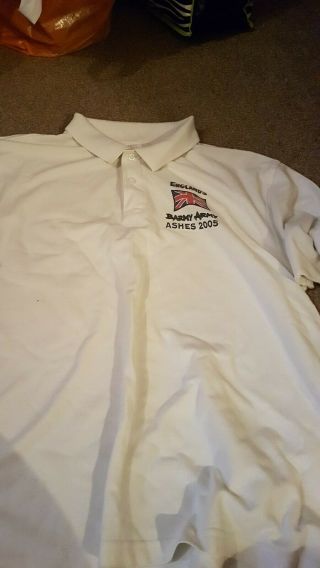 England Cricket Vintage Barmy Army Shirt Large