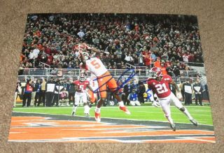 Tee Higgins Signed Autographed Clemson Tigers 8x10 Photo (proof) National Champ