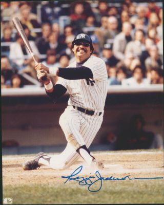 Reggie Jackson Signed 8x10 Photo York Yankees Hof Autograph Auto