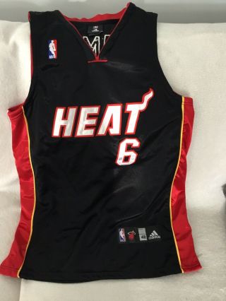 Lebron James Miami Heat 6 Jersey Mens Size 48 Stitched/sewn