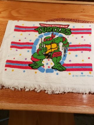 Teenage Mutant Ninja Turtles Hand Towel,  Washcloth,  And Medium Sized Set Vintage