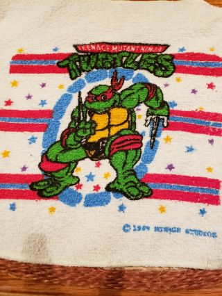 Teenage mutant ninja turtles hand towel,  washcloth,  and medium sized set vintage 3