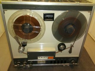 Teac R - 6000 Reel To Reel Vacuum Tube Tape Recorder Japan Ser 4182 Plus Tapes