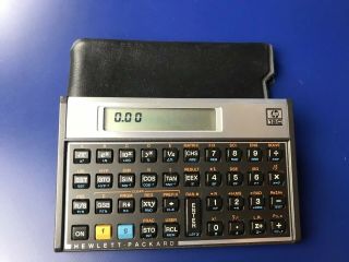 Hp 15c Scientific Calculator With Case,  Made In Usa,