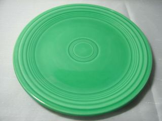 Fiestaware 9.  5 " Color Vintage Fiesta Green Luncheon Plate