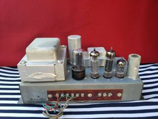 Hammond Tube Organ Amp H - Ao - 35 Reverb Tube Amp & Schematic Guitar Amplifier