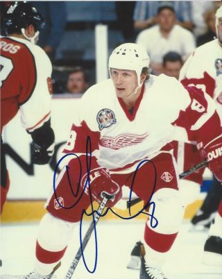 Detroit Red Wings Igor Larionov Signed 8x10 Photo Nhl Hof The Russian Five