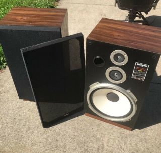 Speakers Only No Cabinets 15 " Sub Woofers Fisher St - 830 3 Way Floor Speakers