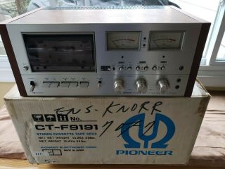 Pioneer Ct - F9191 Stereo Cassette Tape Deck Look Serviced