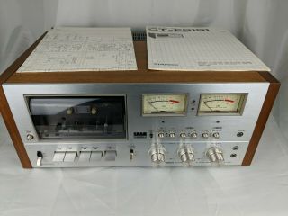 Pioneer Ct - F9191 Stereo Cassette Tape Deck - One Owner - Plays But Needs Service