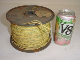 Vintage Nos Western Electric 20 Awg Gauge Cloth Silk Tube Amp Wire - 650 