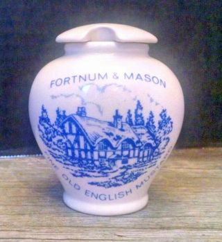Fortnum & Mason Fine Old English Mustard Jar Vintage