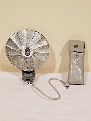 Vintage - Honeywell Tilt - A - Mite Fan Type Flash Unit