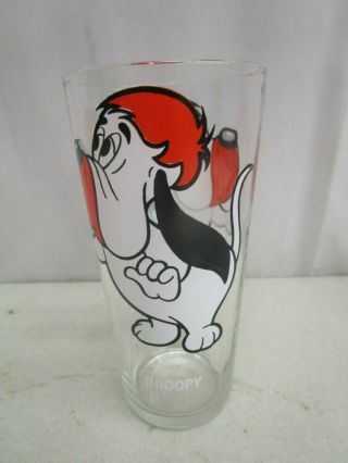 Vintage 1975 Pepsi Collector Series Drinking Glass Droopy