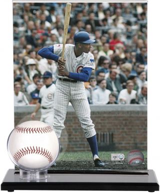 Acrylic Single Baseball Display Case With Photo Holder - Fanatics
