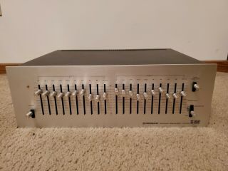 Vintage Pioneer Sg - 9500 Stereo Graphic Equalizer Silver Face Eq