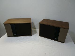 Vintage Bose 301 Series Ii Direct Reflecting Speakers - - - - - - - - - Cool