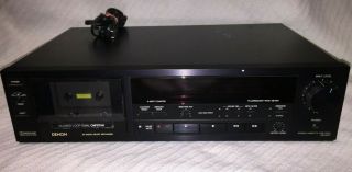 Denon Dr - M33 3 - Head Hi - Fi Stereo Cassette Deck Player Recorder 120v 21w 50/60hz