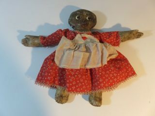 Vintage Black Americana Folk Art Cloth Doll Mammy