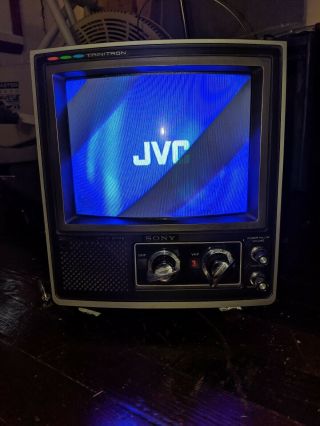 Vintage Sony Portable Color Tv Kv - 9200 Television Very Perfectly