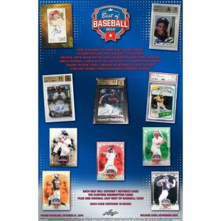 York Mets 2019 Leaf Best Of Baseball 10box Case Break 1