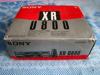 Sony Xr U - 800 Hi - End Rare Sound Cd Changer Control Cassette Car
