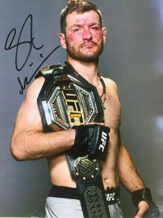Stipe Miocic Hand Signed Autographed Ufc Heavyweight Champ 8x10 Photo Cleveland