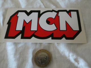Mcn Motor Cycle News Vintage Stickers,  Various.