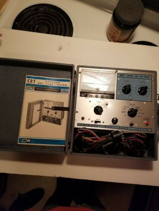 Vintage B&k Cathode Ray Tube Tester Model 465 W Instructions Crt Tester Dynamic