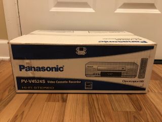 Panasonic Pv - V4524s 4 Head Hi - Fi Vcr
