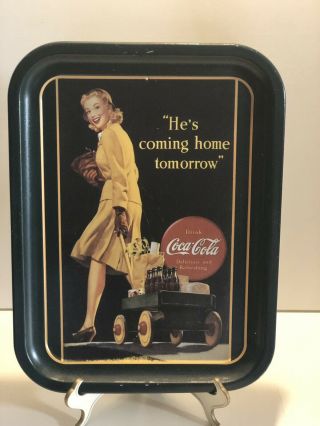 Vintage Coke Tray " He 