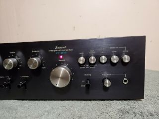 Sansui AU - 4900 Integrated amplifier. ,  and sounds very good.  Has an issue. 3