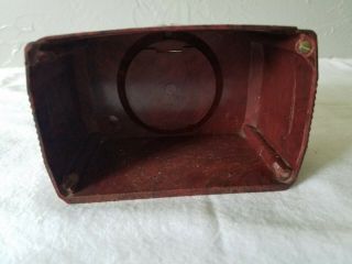 Vintage Plastic Piggy Bank Front Shaped Like an Emerson TV,  Doll House Piece 3