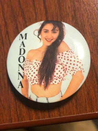 Madonna Vintage Pin Button Boy Toy 1988